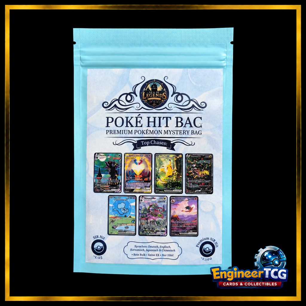 Poke Hit Bag - Premium Pokemon Mystery Bag | Garantierter TCG Hit