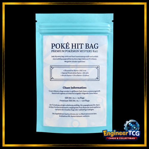 Poke Hit Bag - Premium Pokemon Mystery Bag | Garantierter TCG Hit